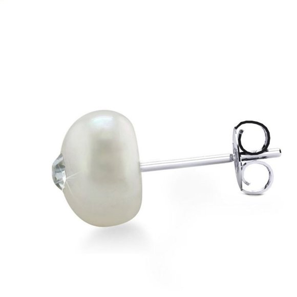 Sarovski Crystal Elements Pearl Earrings - Picture 4 of 7